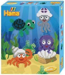 HAMA - ANIMAUX MARINS 2500 PERLES